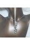 Orora 6 cm Silver Color Necklace with Double Picture Figures - 2