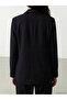 Two Mt Shop Quality Lcw Modest Black Plain Standard & Regular Women's Blazer Jacket - 4