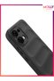 Black Piano Tpu Hollow Out Silicone Case for Oppo A6 Pro 5g - 4
