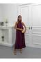 Women's Tencel Fabric Collar Detailed Relaxed Fit Sleeveless Summer Dress - 2