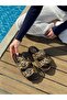Leopard Suede (Garry) Double Buckle Women's Slippers