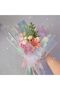Hologram / Iridescent Transparent Flower Bouquet Packaging and Waterproof Wrapping Paper 58X58 cm - (5 Pieces) - 4