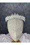 Princess Zircon Stone Bridal Crown Wedding Engagement Hair Accessory Stylish Design - 3