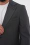 Slim Fit Mono Collar Striped Men's Suit - 3