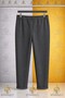 Boys' Plain Trousers 2.Mdl Elastic Waist Lycra Folded Leg Style - 3