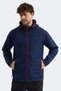 Ofans Men's Navy Blue Raincoat - 3