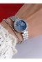 Steel Strap 2 Year Warranty 3 Atm Waterproof Women's Wristwatch + Bracelet Gift - 2