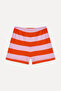 Women's Pink Comfort Fit Striped Shorts - 2