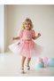 Girl's Sequined Cropped Skirt Set