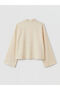 Lcw Modest Beige Shawl Collar Oversize Women's Kimono - 6