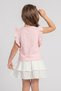 Girl's Ruffle Detailed Muslin Skirt Set - 3