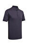 Men's Polo Collar Corn Cotton Short Sleeve Buttoned Kagi Purple T-Shirt Classic Fit - 5312 - 4