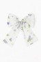 Daisy Patterned Bow Clip Hairpin – Floral Fabric Hairpin – Casual & Stylish Hair Accessory - 2