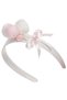 Girl Child 3-7 Years Old Balloon Bouquet Crown Detailed Tulle Dress Ecru - 5