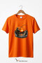 Pike Fish Fisherman Pike Sunset and Nature View Sporty Outdoor 100% Cotton Basic T-Shirt