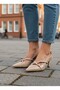 Cross-Buckle Model 9 cm Heel Closed Front Daily Dressy Heel Women's Shoes - 4