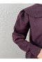 Uçurum Bebe Collar with Stones and Waist-Tightening Skirt Set-Mf612 Plum - 3