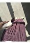 Elastic Waist Tencel Crinkle Skirt - 2