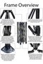 3x3M Gazeebo Tent Canopy [Heavy Duty] Steel Frame with Waterproof Fabric - Portable Tent Folding Pavilion Shelter for Outoor Events - 6