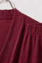 Bürümcük Fabric Trousers Cardigan Double Set Kimono Set - 2