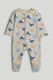 3 Pack Whale Sleepsuits - 3