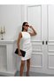 Women's Sleeveless Mini Dress Straight Cut Stylish Invitation Office Dress - 3