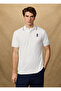 White Pure Cotton Men Premium Polo T-Shirt - 4