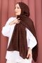 Geometric Pattern Jacquard Shawl Series Brown - 2