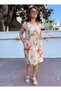 Italian Kaşkorse Linen Lily Dress Beige - 3
