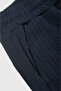 Men's Navy Blue Comfortable Fit Soft Textured T-Shirt Pants Bottom Top Set 2604353 - 8