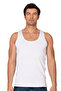 Özkan 12444 Men's 95% Cotton Ribbed Derby Ribbed Flexible Comfortable Thick Strap Undershirt