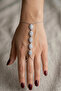 Accessories Women's Large Crystal Stone Shahmeran Bracelet Sparkling Elegant Hand Accessory