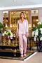 Women's Satin Lace 6-Piece Dowry Nightgown, Dressing Gown, Pajama Set S260 - 5