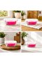 400 Cc Glass Breakfast Storage Container Set of 8 |   Borosilicate Glass Storage Container with Locking Lid - 2