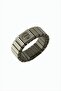 ILKESHOP خاتم رجالي من الفولاذ (215636) - أسود - 2