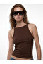 Camisole Sleeveless Cotton Slim Fit Strappy Square Neck Top - 2