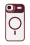 Ilkeshop iPhone 17 Air Remim Lens Cover with Magsafe Stand (140547) - Burgundy - 2