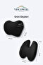Visco 2-Piece Set Car Office Seat Chair Lumbar Support Cushion and Neck Support Pillow for Car Office and Home Use - 6