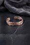 Special Series Handmade Pure Copper Men's Handcuff Bracelet - Unisex-Wide Model