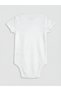 Crew Neck Baby Girl Snapback Bodysuit 3-Piece Set (S6) - 5