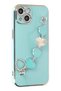 Ilkeshop New iPhone 14 Plus Case Esila Silicone - (102958) Water Green