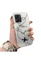 Redmi 12 4G/5G Compatible Travel-Themed Map Airplane Printed Impact-Resistant Hard Case