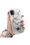 iPhone 11 Compatible Travel-Themed Map Airplane Printed Impact Protective Hard Case