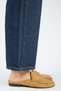 Zuleyka Women's Genuine Leather Pleated Loafer Sand Slippers - 2