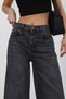 Trend Special Design Wide Leg Star Embossed Pocket Detail Jean Laser Detail Pants-Trending Special Design Wide Leg Star Embossed Pocket Detail Jean Laser Detail Pants - 4