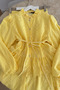 Velmir Fisto Fabric Shirt-Skirt Hijab Set - Yellow - 8