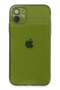 Ilkeshop New iPhone 12 Case Fly Lens Silicone (144251) - Green