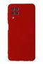 Ilkeshop New Galaxy A22 Case Nano Inside Velvet Silicone (143854) - Red