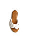 Nira White Bowknot Genuine Leather Women's Slippers - 5