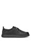 Elit Msl051 Women's Genuine Leather Casual Shoes Black - 2